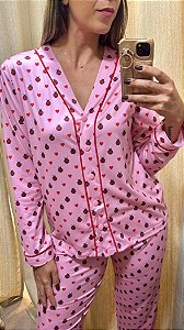 Pijama Longo Aberto Fabi Joaninha 11752
