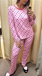 Pijama Fechado c Botoes Fabi Joaninha 11754