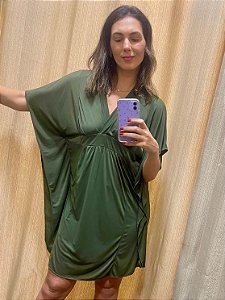 Kaftan Curto Liso Classic Verde 11786