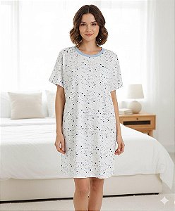 Camisao Curto Serena Estrela 11851