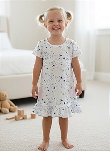 Camisola Curta Serena Mini Estampa Estrela 11853