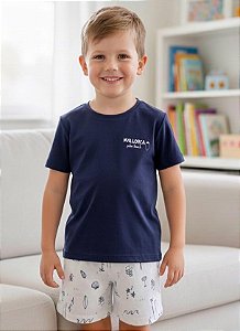 Pijama Curto Infantil Menino Mia Marinho 11845