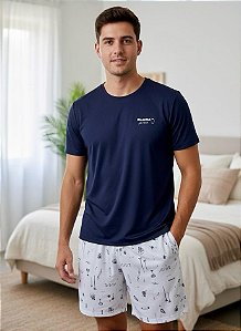 Pijama Curto Masculino Mia Marinho 11846