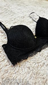 Sutia com Bojo Rendado Alice Preto 11897