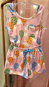 Pijama Short Doll Infantil Serena Mini Balao 11912