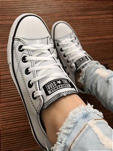 Tênis All Star- Couro Branco - Look Store