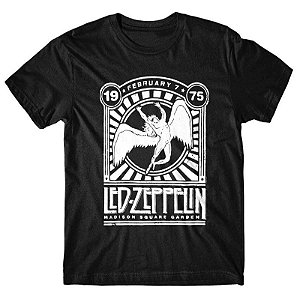 Camiseta Led Zeppelin - Preta