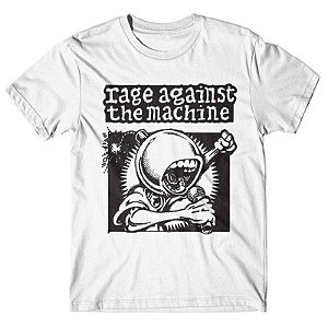 Camiseta Rage Against The Machine - Branca