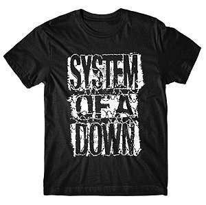 Camiseta System of a Down - Preta