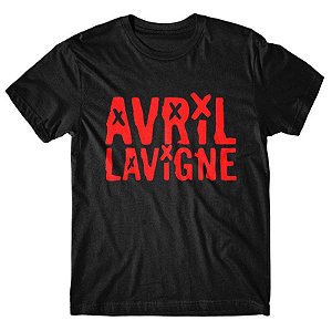 Camiseta Avril Lavigne - Preta