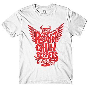 Camiseta Red Hot Chili Peppers Give It Away - Branca