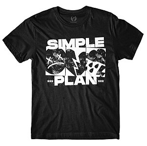 Camiseta Simple Plan - Preta