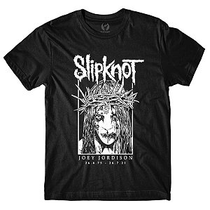 Camiseta Slipknot - Joey Jordison - Preta