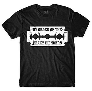 Camiseta Peaky Blinders Navalha - Preta