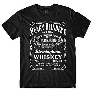 Camiseta Peaky Blinders Old Time - Preta