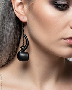 BRINCO CACHIMBO E CORRENTINHA PRETA - AC231