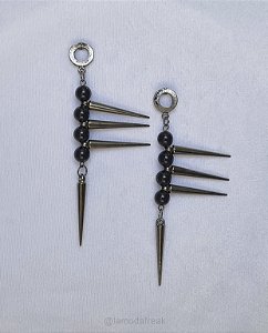 BRINCO BOLINHAS SPIKES HORIZONTAL - AC237