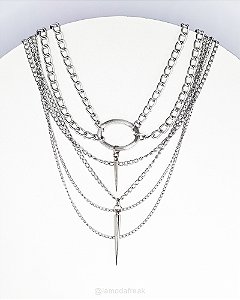 COLAR DISTORTUS SPIKES - AC366