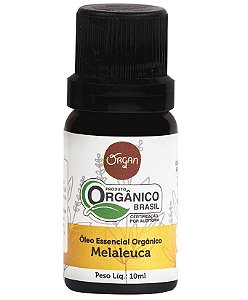 Organ Óleo Essencial de Melaleuca / Tea Tree Orgânico 10ml