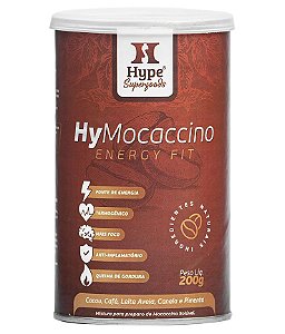 Hype HyMocaccino Energy Fit - Café, Cacau, Leite Vegetal, TCM, Canela, Gengibre e Pimenta 200g
