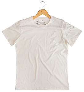 Agora Sou ECO Camiseta 100% Algodão Orgânico - Sem Estampa - Off White 1un