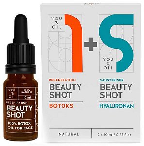 You & Oil Kit Beauty Shot Séruns Faciais N1 Botox Vegetal + N5 Ácido Hialurônico