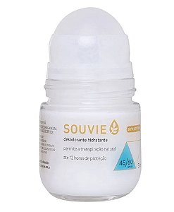 Souvie 45-60 Desodorante Natural Orgânico Hidratante Sem Perfume Roll-on 50ml