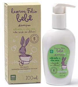 Reserva Folio Bebê Shampoo Calêndula e Aloe Vera 200ml