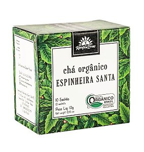 Kampo de Ervas Chá de Espinheira Santa Orgânico Caixa 10 Sachês