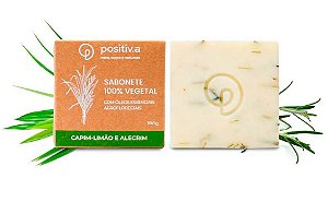 Positiv.a Sabonete Vegetal Capim Limão e Alecrim 100g