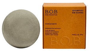 BOB Shampoo Sólido Hidratante com Queratina Vegetal, Buriti e Cedro 80g