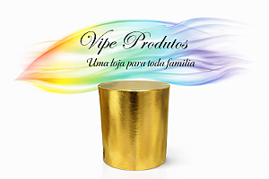 Capa de cilindro metalizada DOURADA avulsas P/M/G padrao