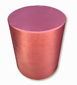 Capa de cilindro metalizada ROSÉ GOLD
