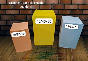 Trio capas de mesa Cubo Menor: G 40/40x80 cm,M 35/35x70 cm, P 30/30x60 cm
