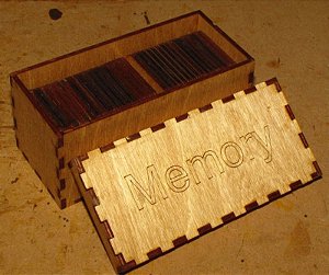 Jogo da Memória em MDF 3mm com caixa