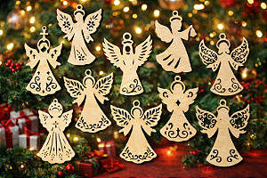 Enfeites de Natal em MDF – Modelos Exclusivos para Árvore