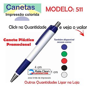 Caneta Plastica Modelo 511