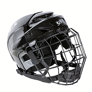 Capacete 313 Action - Combo Com Grade - Preto