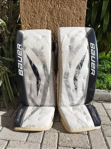 Perneira/Pads de goleiro Bauer One70 (Semi-novo) 34+1