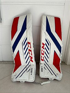 Perneira/Pads de goleiro CCM Axis 1.9(Semi-novo excelente estado) 34+1