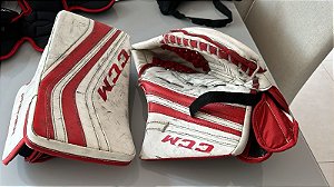 Luvas de goleiro CCM Premier Intemrediária (Semi-novo ótimo estado) - Regular