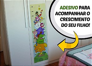 Adesivo para acompanhar o crescimento do seu filho