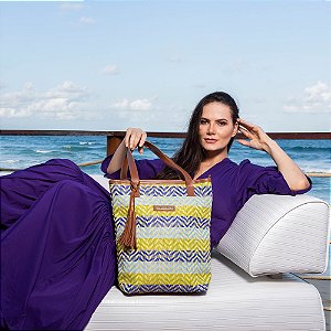 Bolsa de Praia Bege Tela Otima - comprar bolsa de Praia - Patrícia