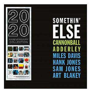 Lp Somethin Else Cannonball Adderley Importado (blue Vinyl)