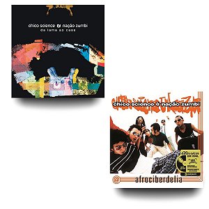 Kit 2 Discos de Vinil Lp Chico Science e Nação Zumbi Original Lacrado