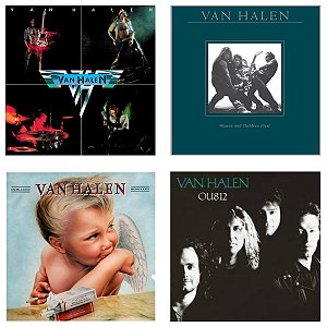 Kit Coleção 4 Cds Van Halen Remasterizados Novos e Lacrados