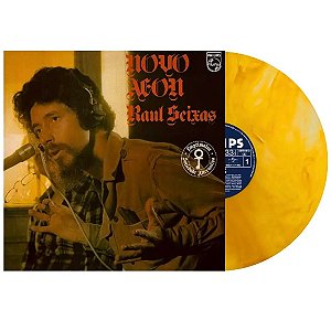 Disco de Vinil Raul Seixas AEON Lp Dourado Translucido Novo