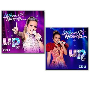 Kit Cd Larissa Manoela Up Tour Cd 1 + Cd 2 - Novos Lacrados