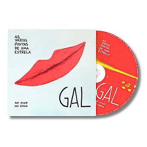 CD Gal Costa As Várias Pontas de Uma Estrela (Ao Vivo..)