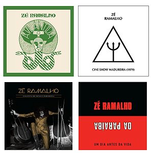Kit Cds Zé Ramalho Novos e Lacrados